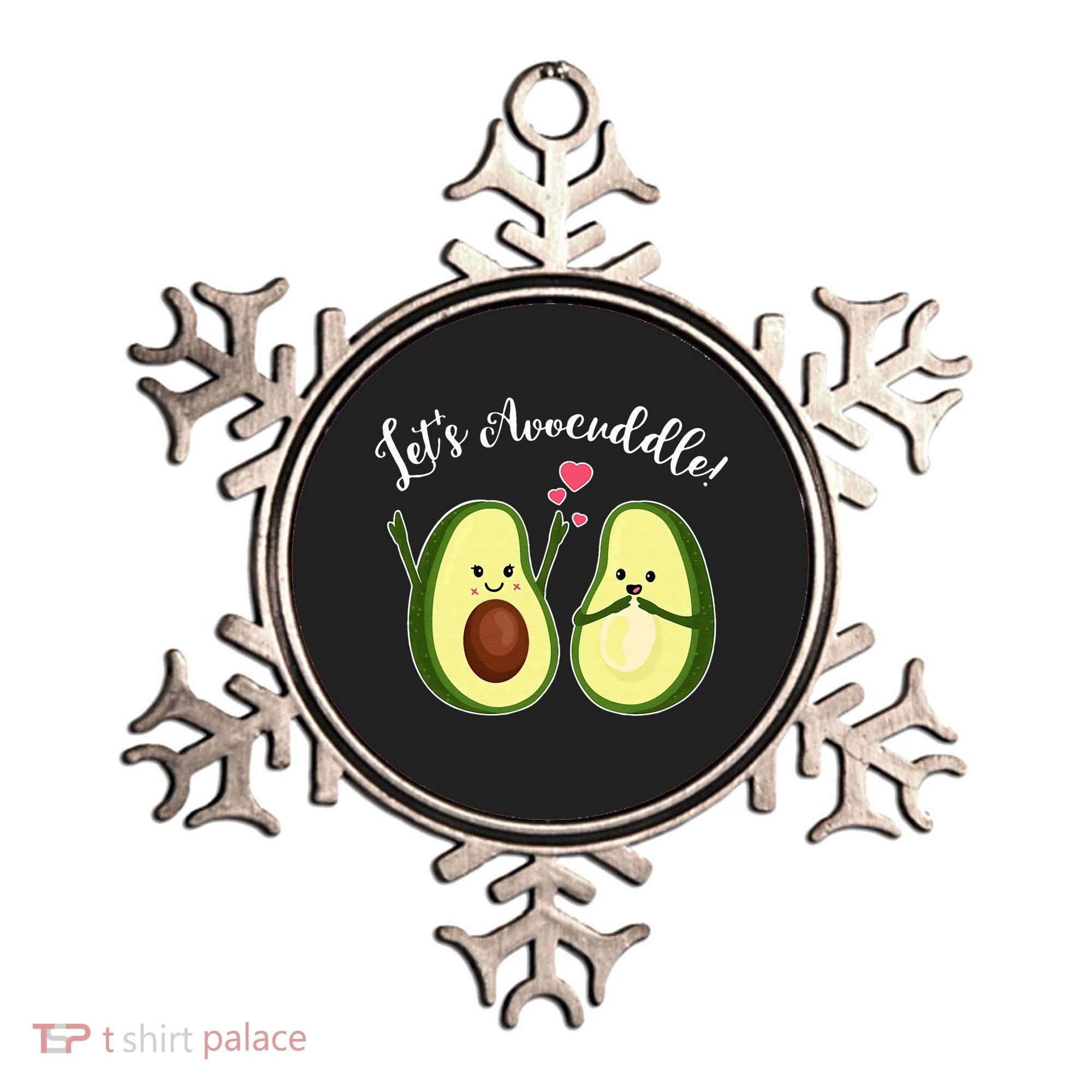 Let's Avocuddle Matching Couple Avocado Love Ornament