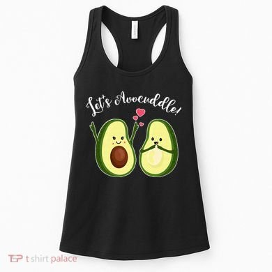 Let's Avocuddle Matching Couple Avocado Love Women's Tank Top