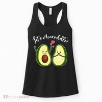 Let's Avocuddle Matching Couple Avocado Love Women's Tank Top thumb 0