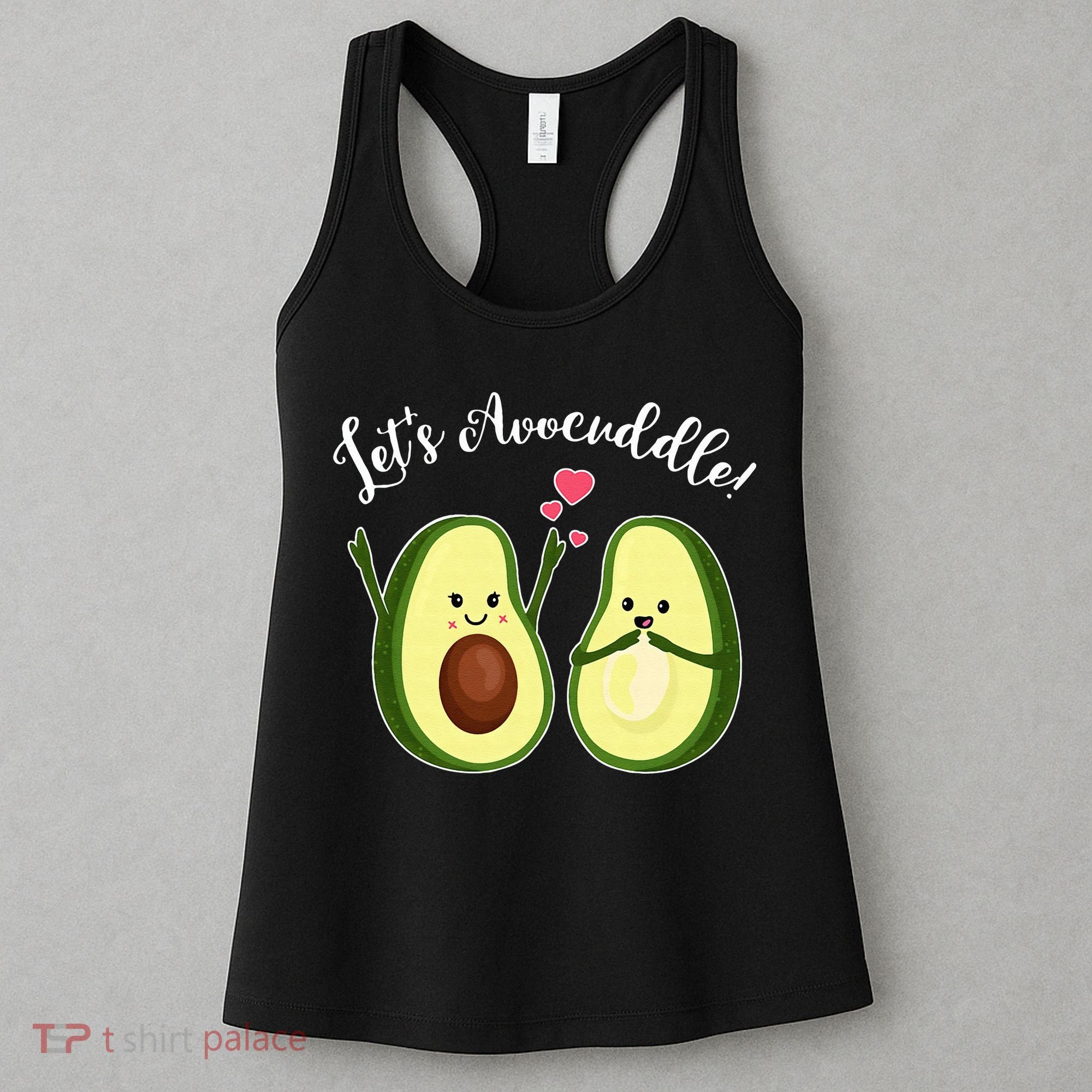 Let's Avocuddle Matching Couple Avocado Love Women's Tank Top