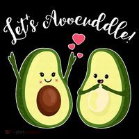 Let's Avocuddle Matching Couple Avocado Love Women's Tank Top thumb 5