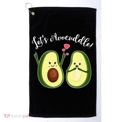Let's Avocuddle Matching Couple Avocado Love Golf Towel