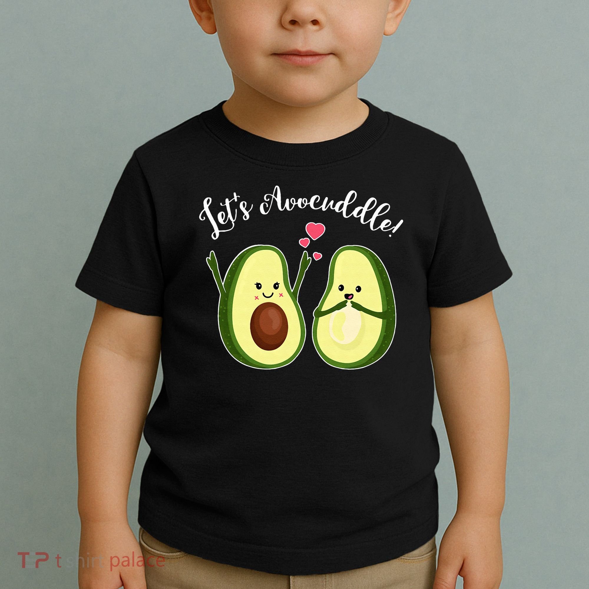 Let's Avocuddle Matching Couple Avocado Love Toddler T-Shirt