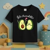 Let's Avocuddle Matching Couple Avocado Love Toddler T-Shirt thumb 3