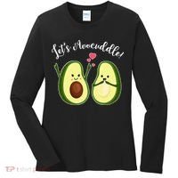Let's Avocuddle Matching Couple Avocado Love Women's Long Sleeve Shirt thumb 0