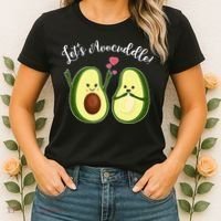 Let's Avocuddle Matching Couple Avocado Love Women's T-Shirt thumb 2