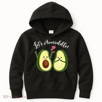Let's Avocuddle Matching Couple Avocado Love Kids Hoodie thumb 0