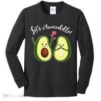 Let's Avocuddle Matching Couple Avocado Love Kids Long Sleeve Shirt thumb 0