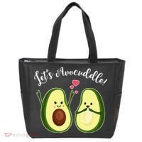 Let's Avocuddle Matching Couple Avocado Love Tote Bag thumb 0