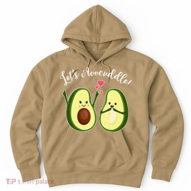 Let's Avocuddle Matching Couple Avocado Love Hoodie