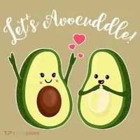 Let's Avocuddle Matching Couple Avocado Love Hoodie thumb 2