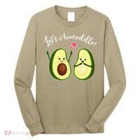 Let's Avocuddle Matching Couple Avocado Love Long Sleeve Shirt thumb 0