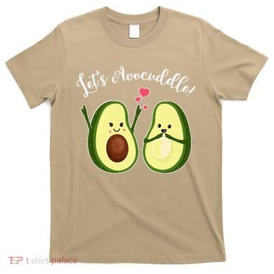 Let's Avocuddle Matching Couple Avocado Love T-Shirt