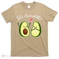 Let's Avocuddle Matching Couple Avocado Love T-Shirt thumb 0