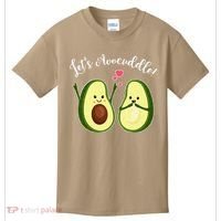 Let's Avocuddle Matching Couple Avocado Love Kids T-Shirt thumb 0