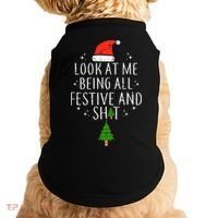 Look At Me Being All Festive Doggie Tank thumb 0