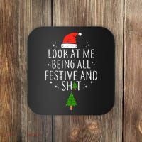 Look At Me Being All Festive Coaster thumb 0