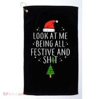 Look At Me Being All Festive Golf Towel thumb 0