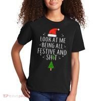 Look At Me Being All Festive Kids T-Shirt thumb 2