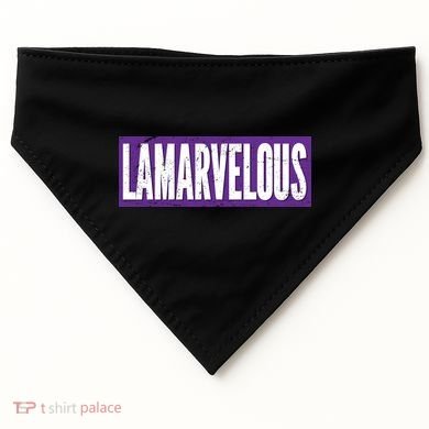 Lamarvalous Baltimore Football USA-Made Doggie Bandana