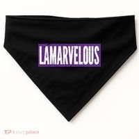 Lamarvalous Baltimore Football USA-Made Doggie Bandana thumb 0