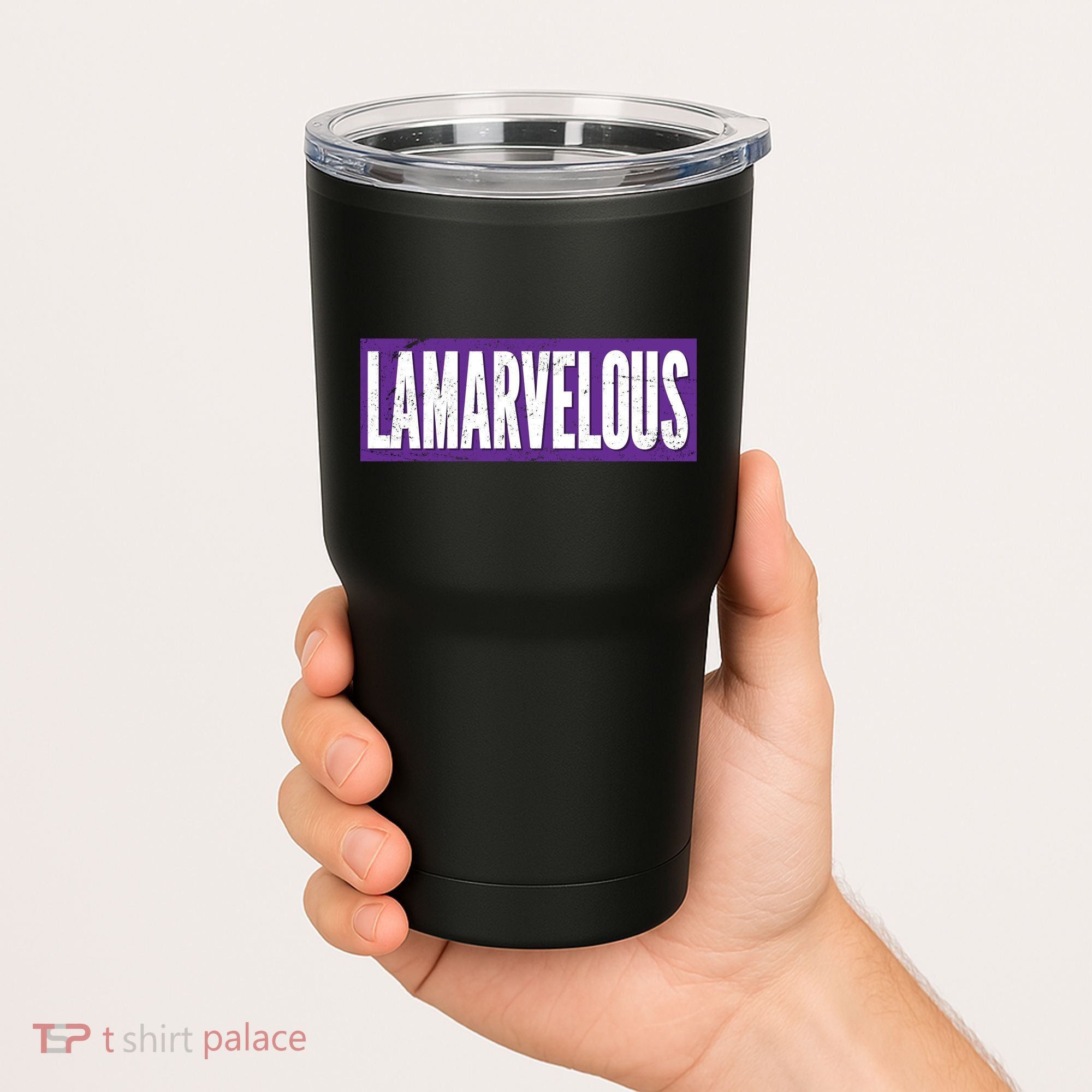 Lamarvalous Baltimore Football Tumbler