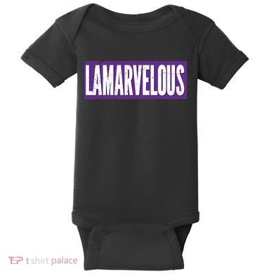 Lamarvalous Baltimore Football Baby Bodysuit