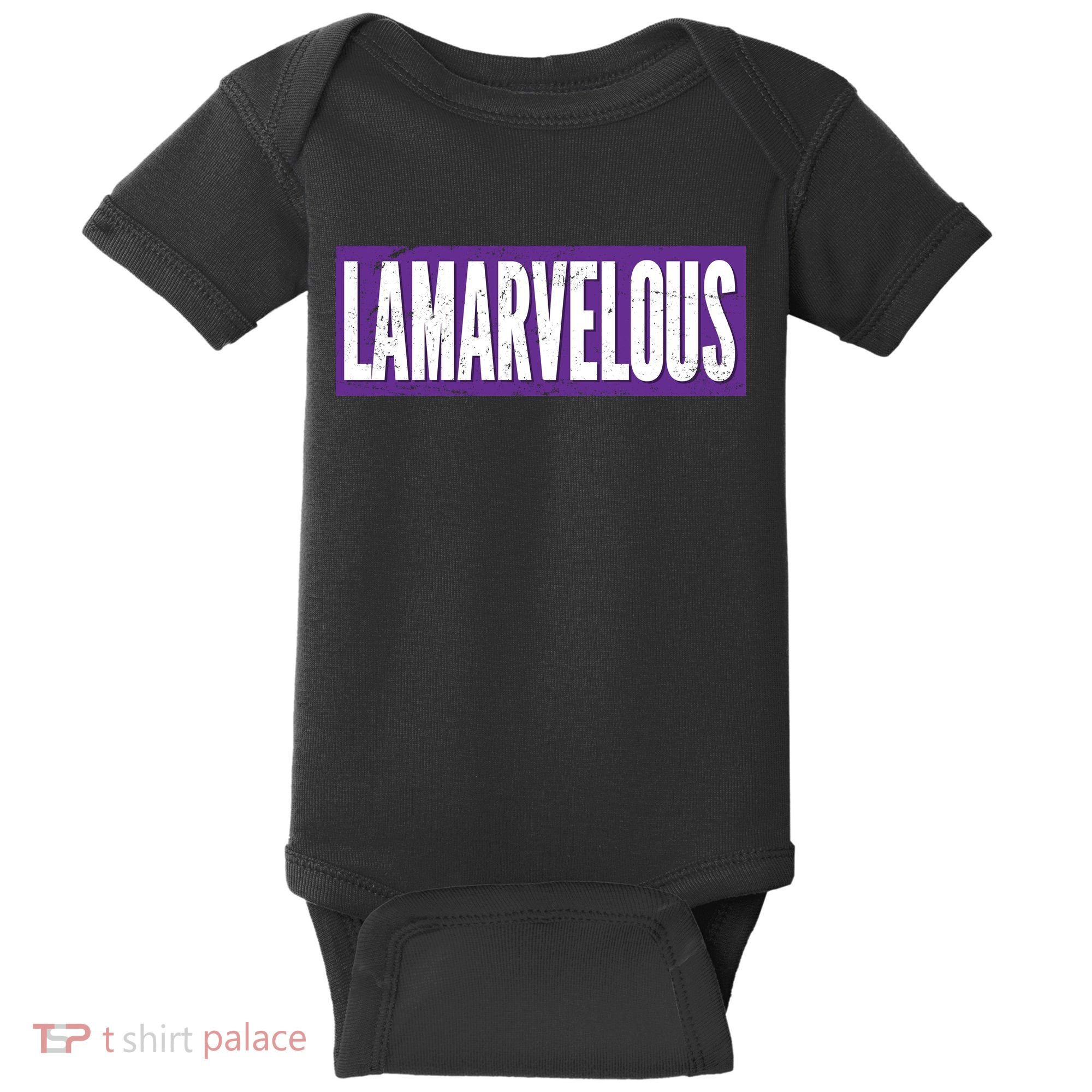 Lamarvalous Baltimore Football Baby Bodysuit