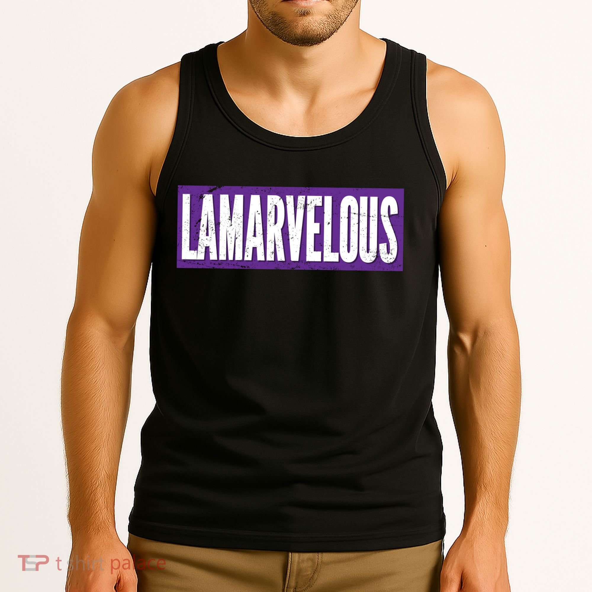 Lamarvalous Baltimore Football Tank Top