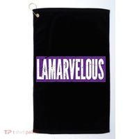 Lamarvalous Baltimore Football Golf Towel thumb 0
