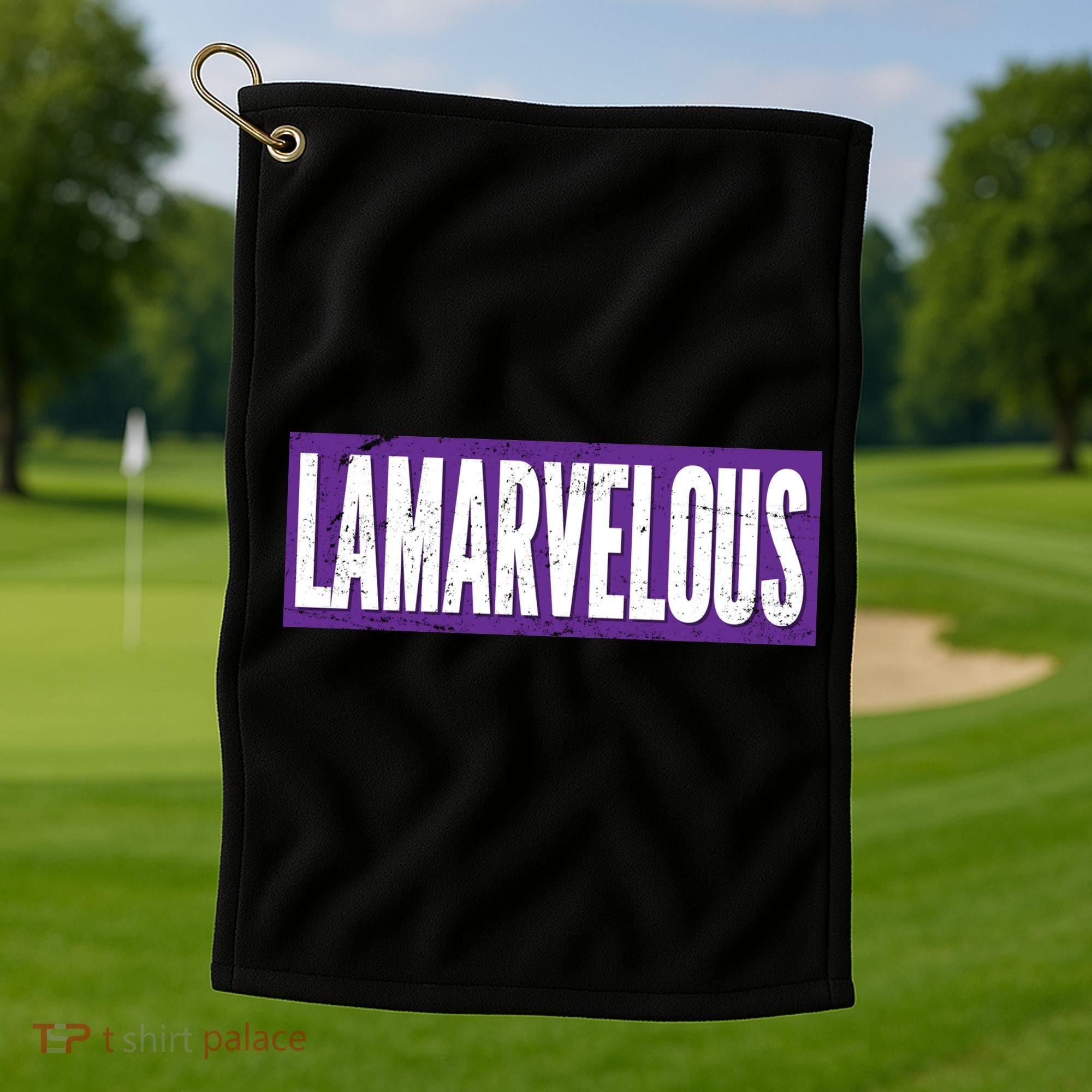 Lamarvalous Baltimore Football Golf Towel