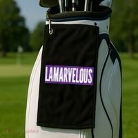 Lamarvalous Baltimore Football Golf Towel thumb 2