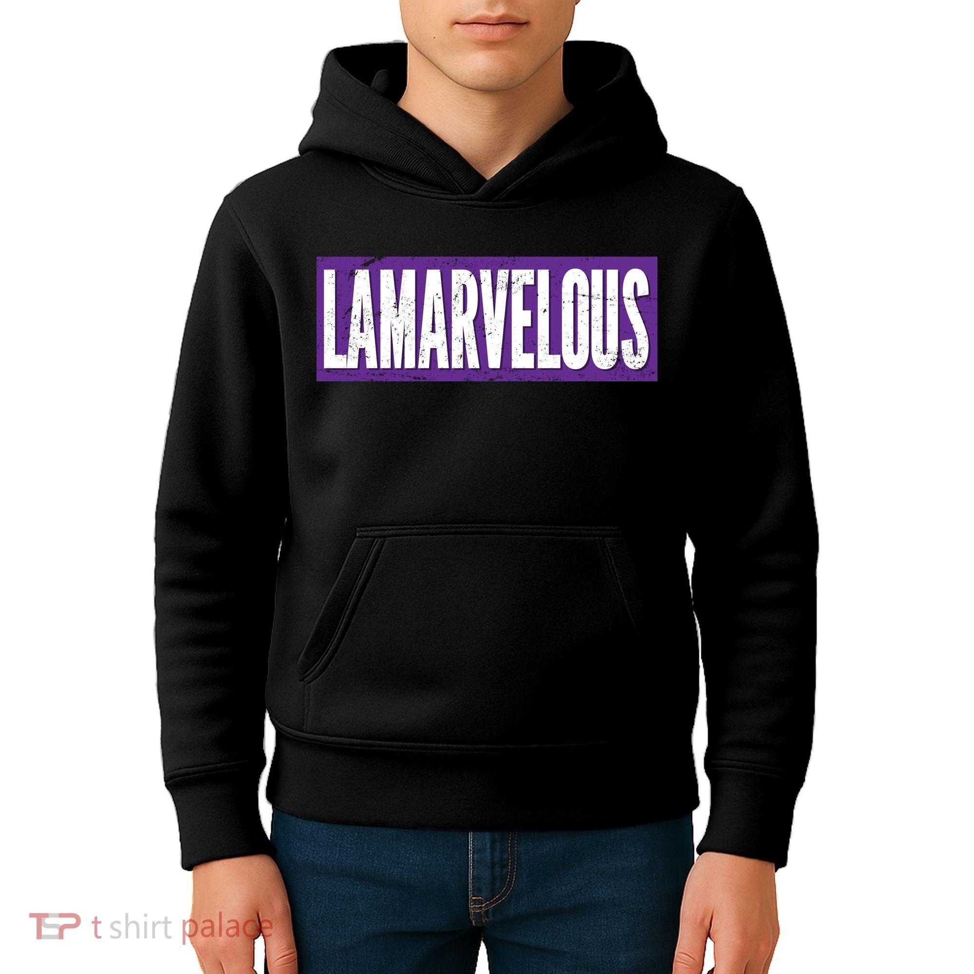 Lamarvalous Baltimore Football Kids Hoodie