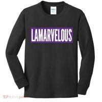 Lamarvalous Baltimore Football Kids Long Sleeve Shirt thumb 0