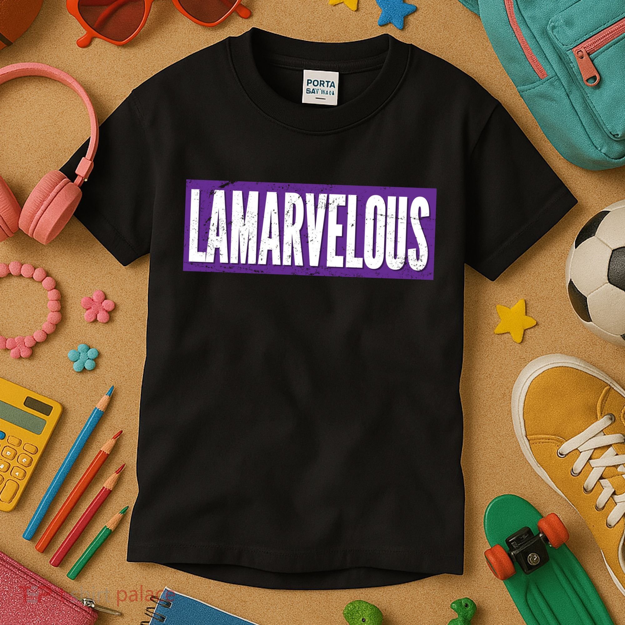 Lamarvalous Baltimore Football Kids T-Shirt