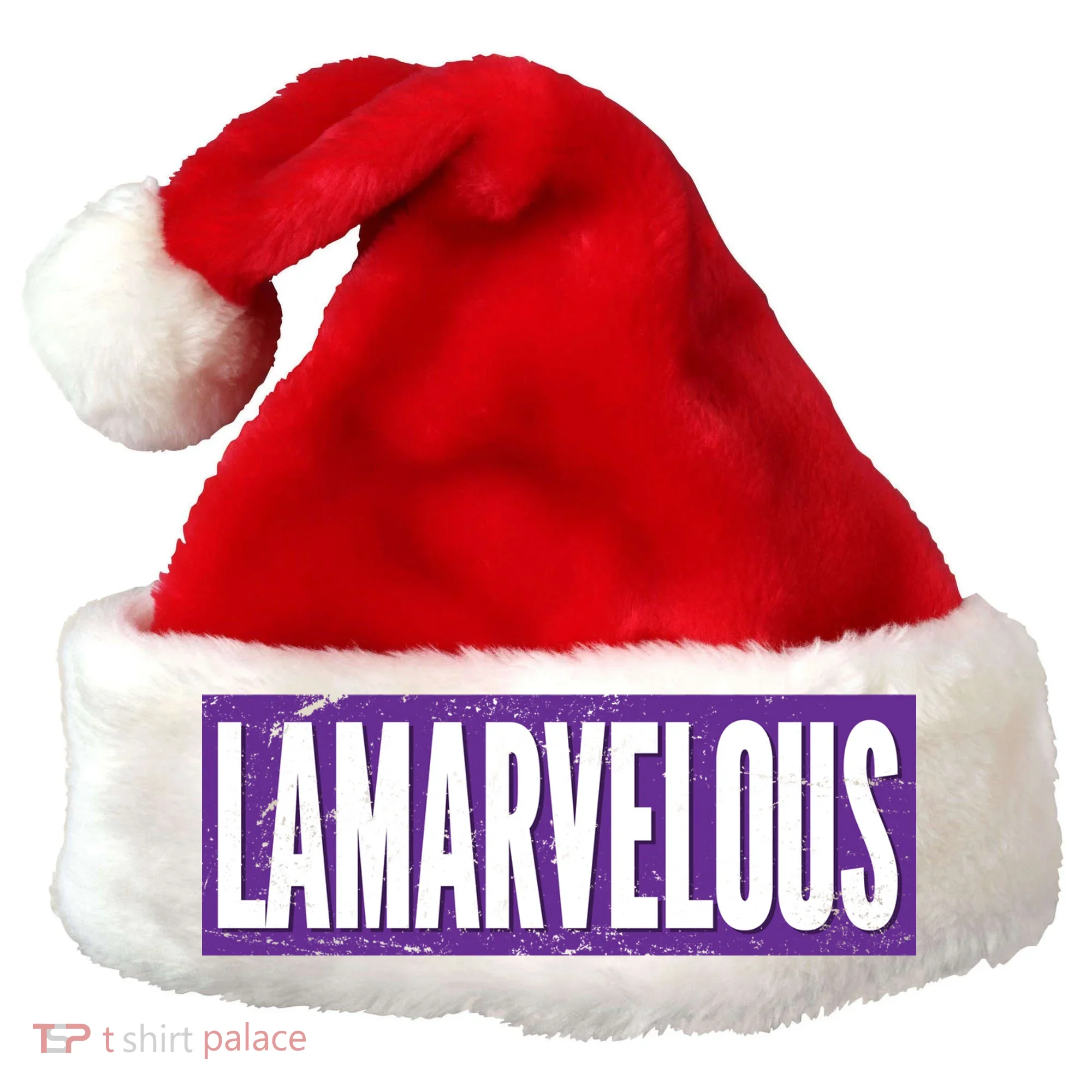 Lamarvalous Baltimore Football Santa Hat