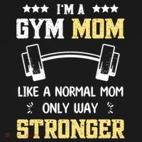Like A Normal Mom Only Stronger Fitness Mother Gift Doggie Tank thumb 4
