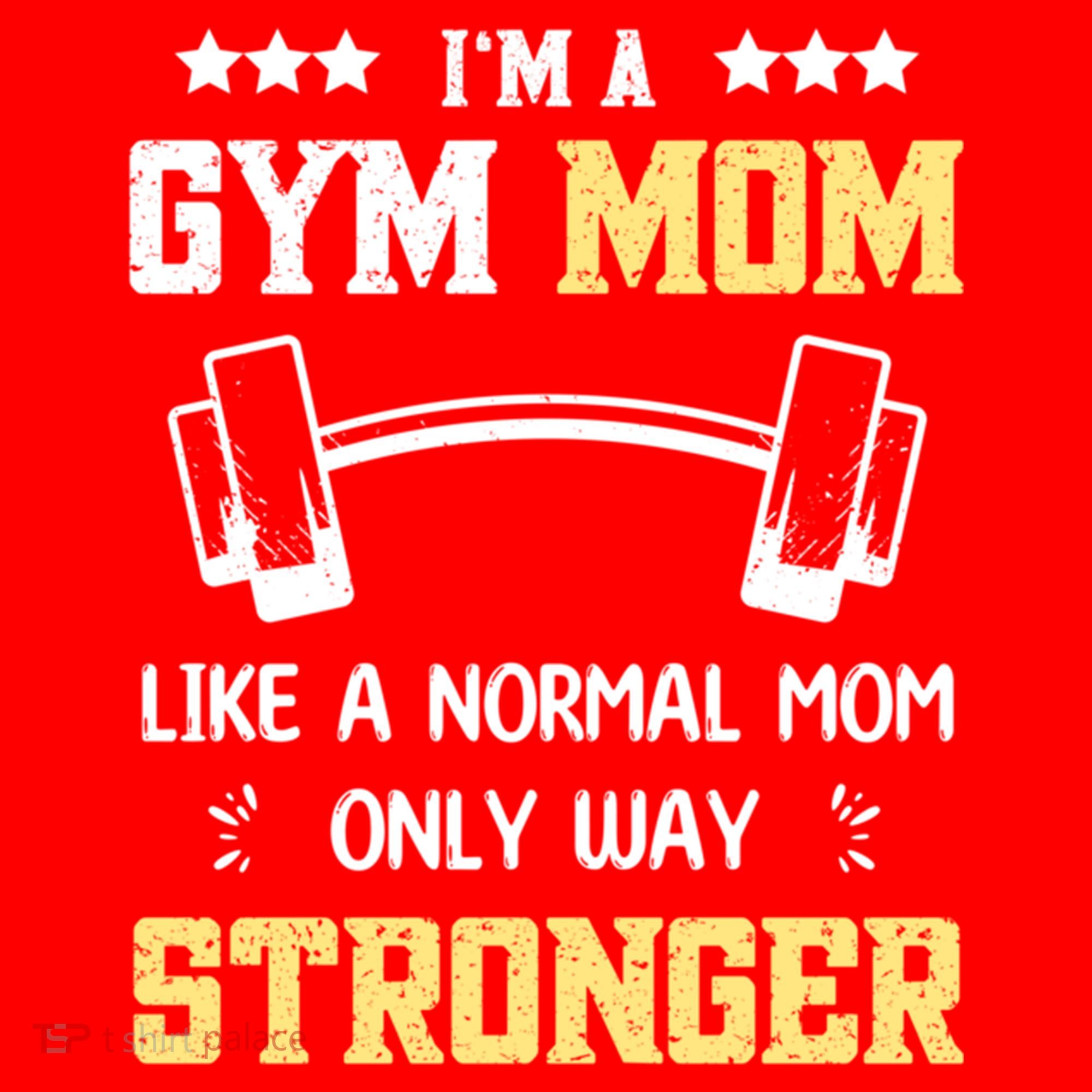 Like A Normal Mom Only Stronger Fitness Mother Gift Santa Hat