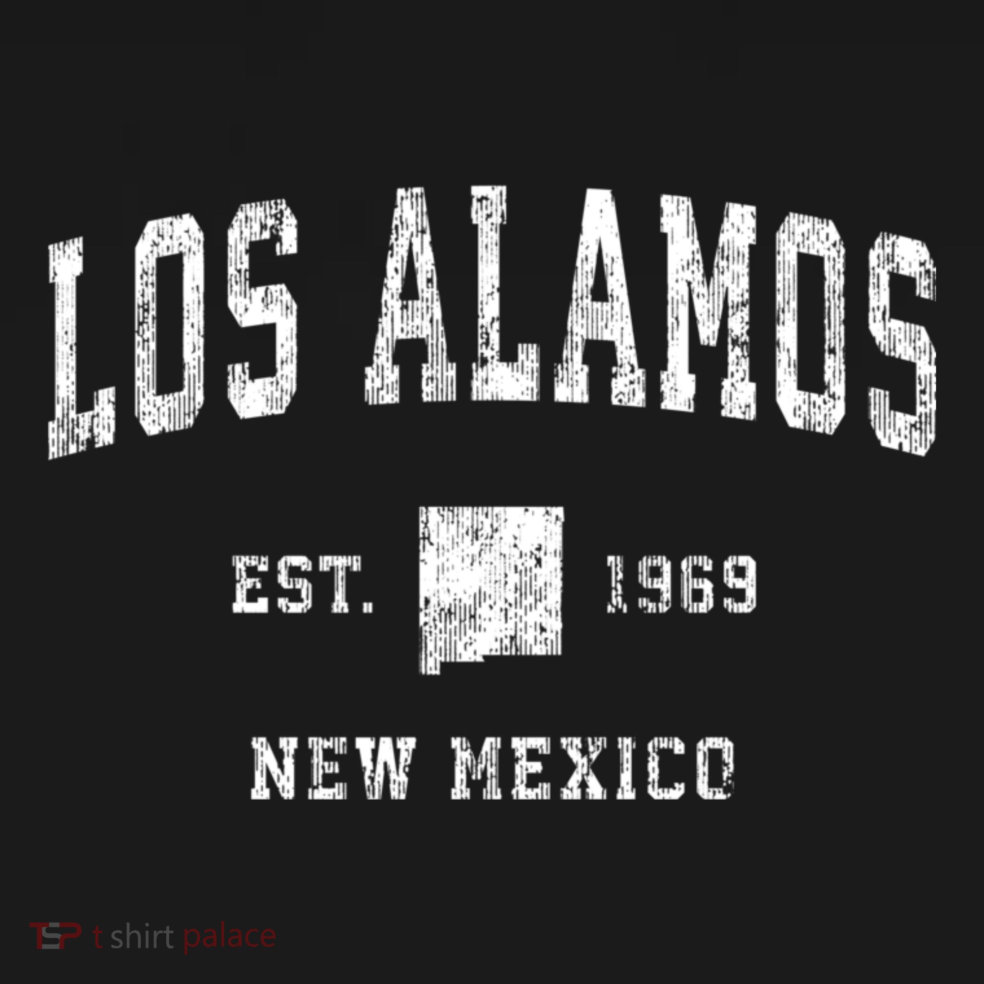 Los Alamos New Mexico Nm Vintage Athletic Sports T-Shirt