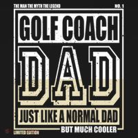 Like A Normal Dad Father Golf Coach Gift Bucket Hat thumb 4
