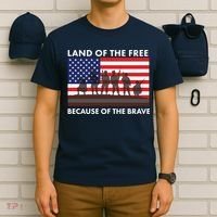 Land Of The Free Because Of The Brave T-Shirt thumb 6