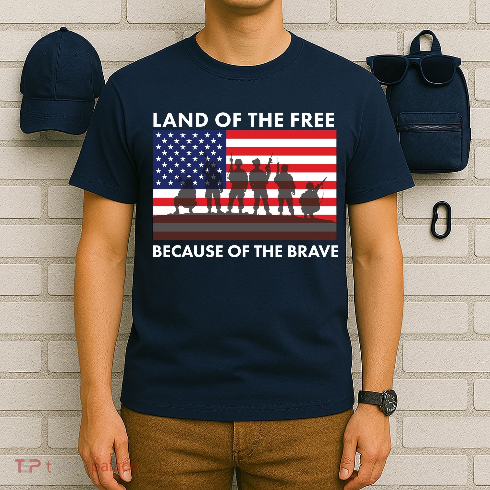 Land Of The Free Because Of The Brave T-Shirt