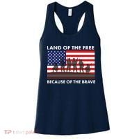 Land Of The Free Because Of The Brave Women's Tank Top thumb 0