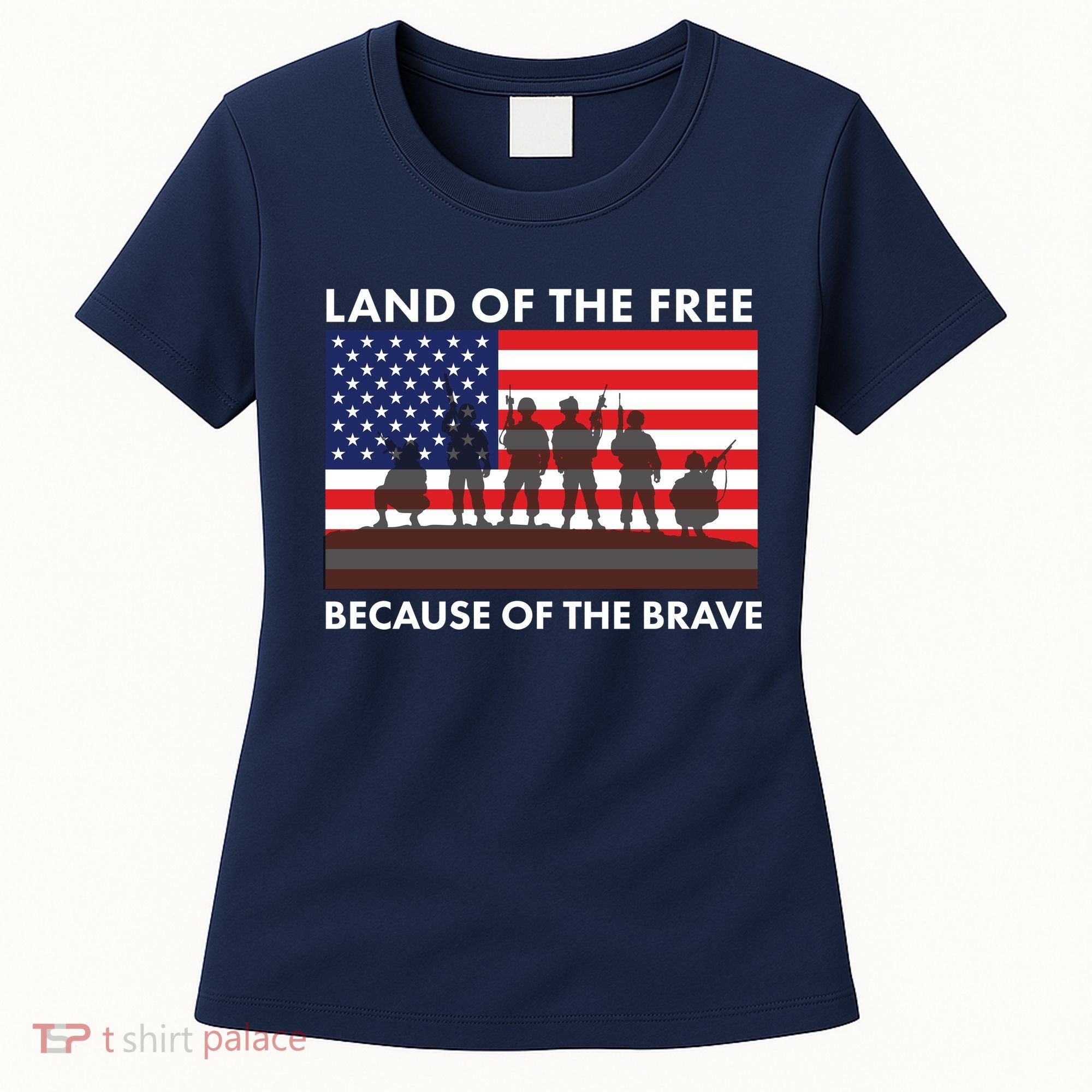 Land Of The Free Because Of The Brave Women's T-Shirt