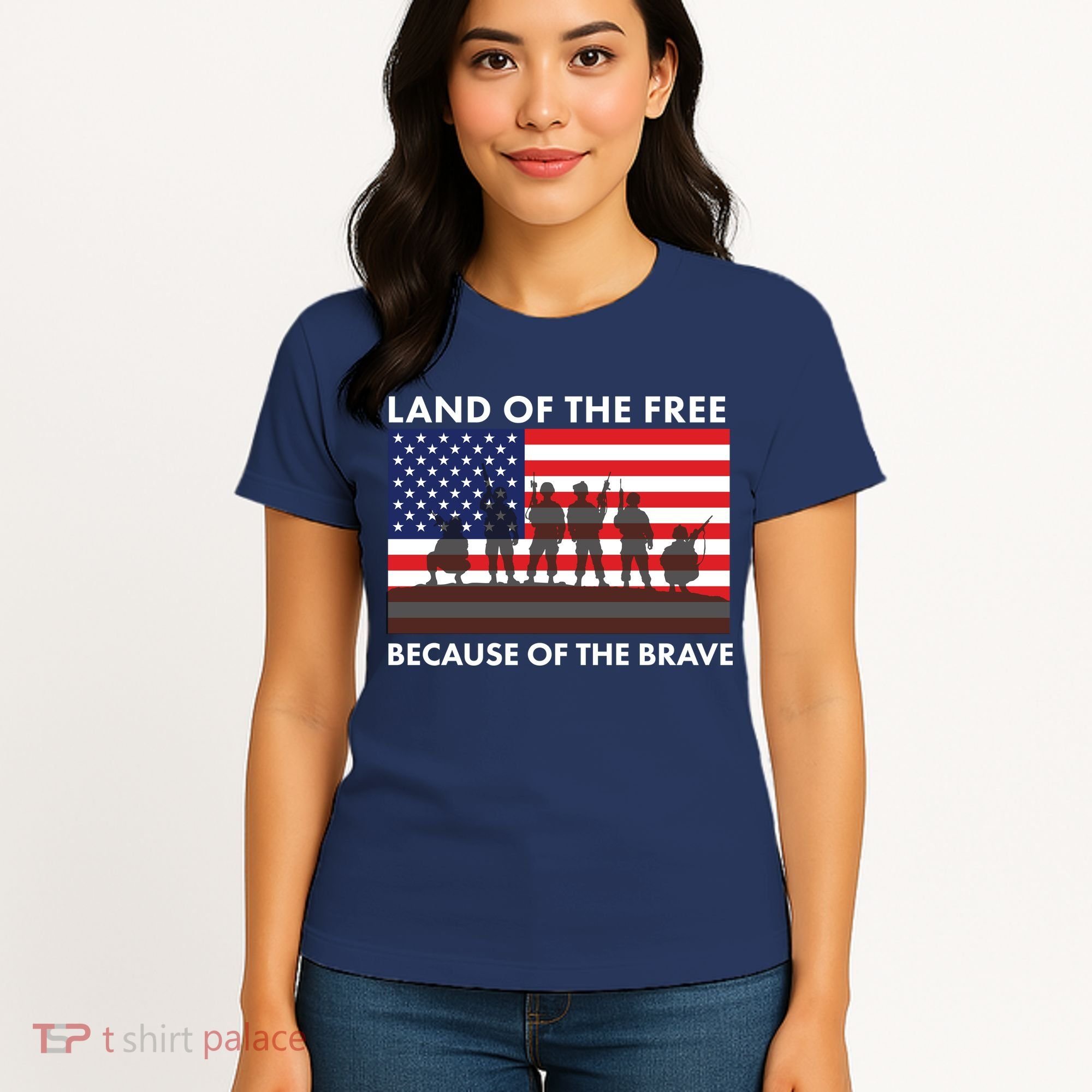 Land Of The Free Because Of The Brave Women's T-Shirt