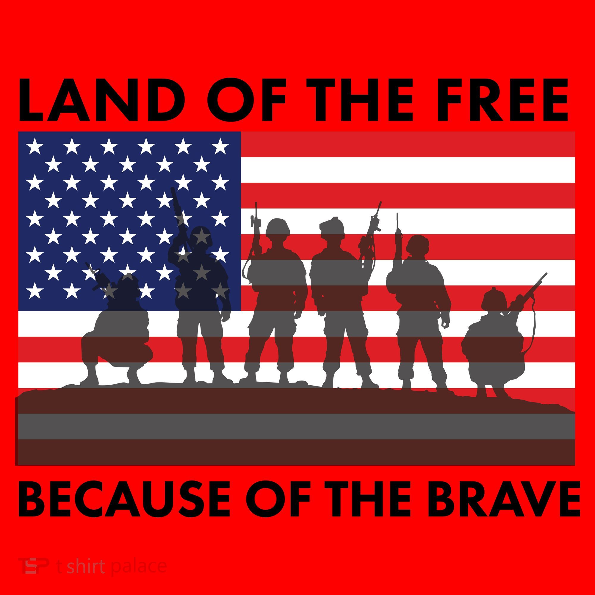 Land Of The Free Because Of The Brave Santa Hat