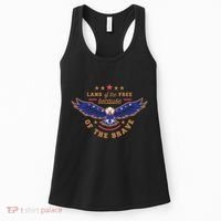 Land Of The Free Because Of The Brave Eagle Women's Tank Top thumb 0
