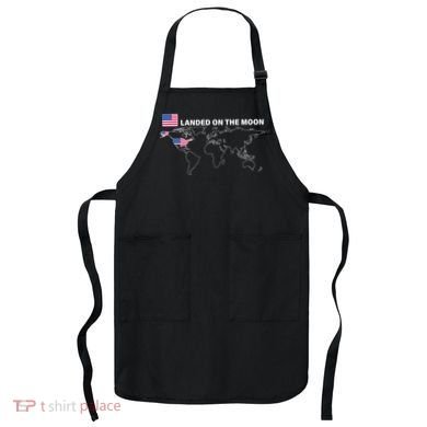 Landed On The Moon USA Map Apron