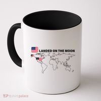 Landed On The Moon USA Map Coffee Mug thumb 0