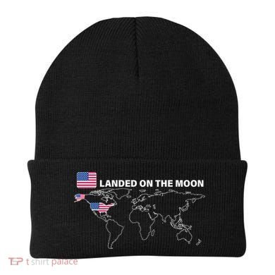 Landed On The Moon USA Map Beanie